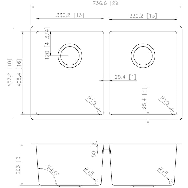 Kitchen Sink, Wall Mount Mount, Stainless Steel Finish